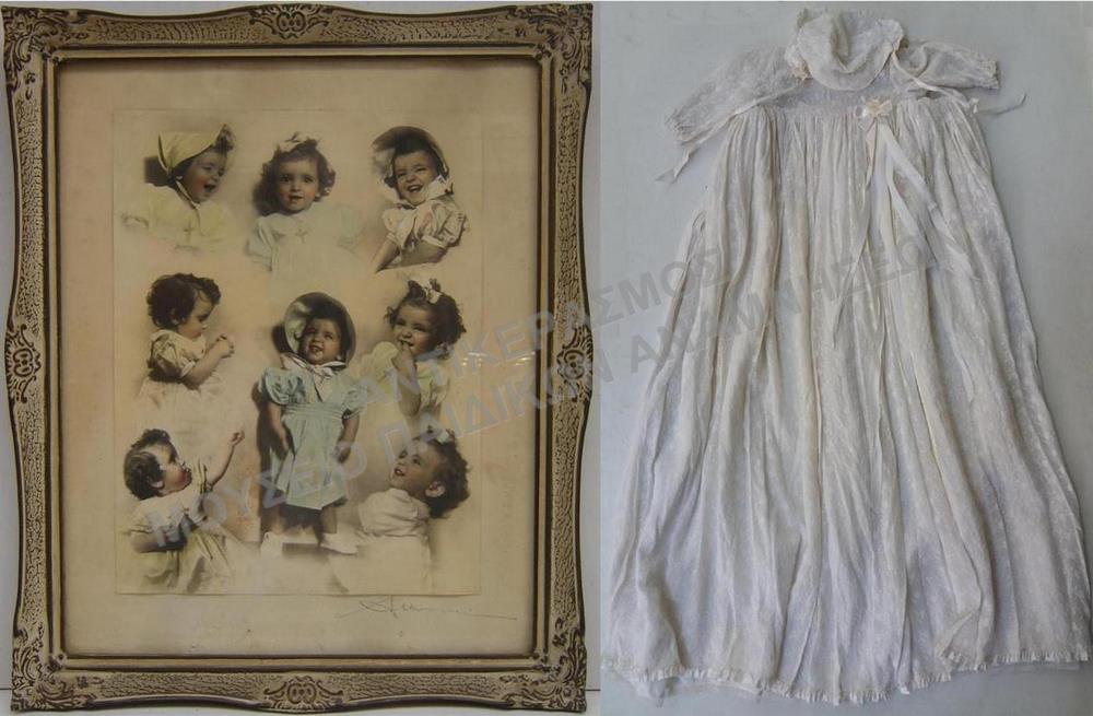 ΦΟΡΕΜΑΤΑΚΙ ΒΑΠΤΙΣΤΙΚΟ ΑΡΧΩΝ 1900 ΚΑΙ ΦΩΤΟΓΡΑΦΙΑ ΑΠΟ ΤΑ ΒΑΦΤΙΣΙΑ ΤΗΣ ΟΙΚΟΓΕΝΕΙΑ ΤΖΙΤΖΙΚΩΣΤΑ ΣΕ ΚΟΡΝΙΖΑ ΤΟΥ  1950