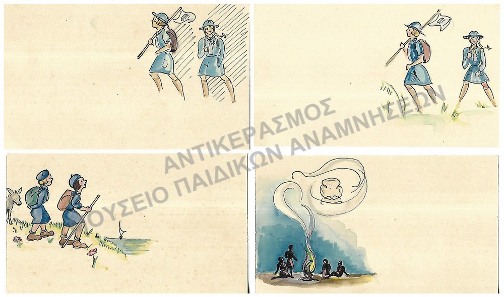 ΧΕΙΡΟΠΟΙΗΤΕΣ ΚΑΡΤΕΣ ΜΕ ΠΡΟΣΚΟΠΙΚΑ ΘΕΜΑΤΑ, 1940