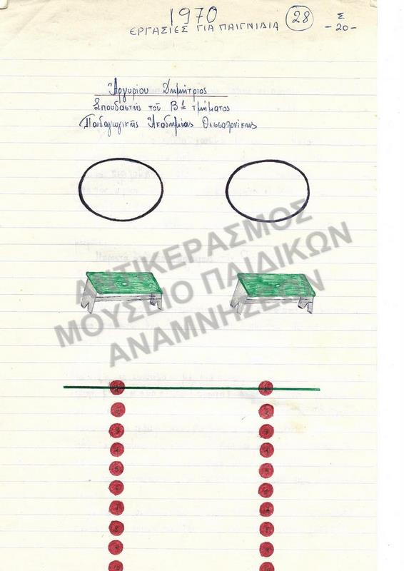 ΕΡΓΑΣΙΑ ΓΙΑ ΠΑΙΧΝΙΔΙ ΣΠΟΥΔΑΣΤΗ ΤΗΣ ΠΑΙΔΑΓΩΓΙΚΗΣ ΑΚΑΔΗΜΙΑΣ, ΑΡΓΥΡΙΟΥ ΔΗΜΗΤΡΙΟΣ , 1970