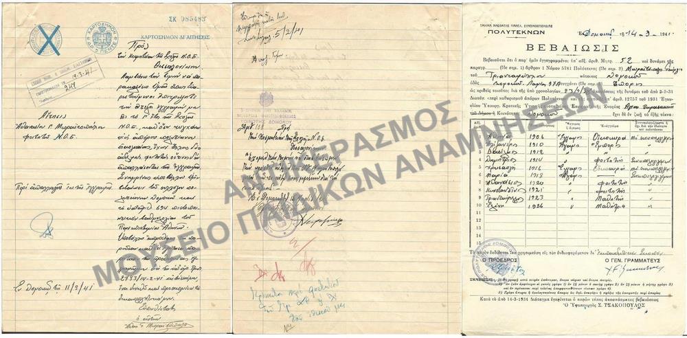 1941-ΑΙΤΗΣΗ ΦΟΙΤΗΤΟΥ ΠΕΡΙ ΑΠΑΛΛΑΓΗΣ ΕΚ ΤΗΣ ΕΓΓΡΑΦΗΣ ΚΑΙ ΒΕΒΑΙΩΣΗ ΠΟΛΥΤΕΚΝΙΑΣ