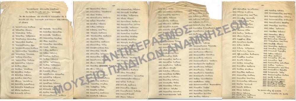 ΚΑΤΑΛΟΓΟΣ ΕΠΙΤΥΧΟΝΤΩΝ ΕΙΣΗΤΗΡΙΩΝ ΕΞΕΤΑΣΕΩΝ, 1935